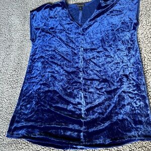 Eileen Fisher Blue Relaxed Blouse